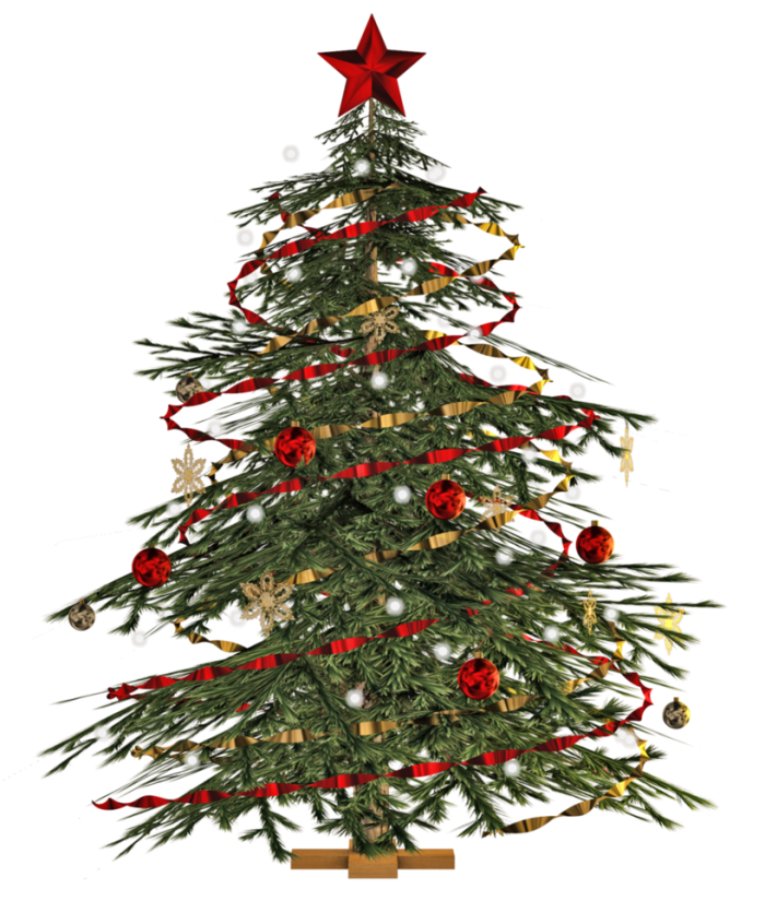 Download PNG image - Christmas Tree PNG Background Isolated Image 