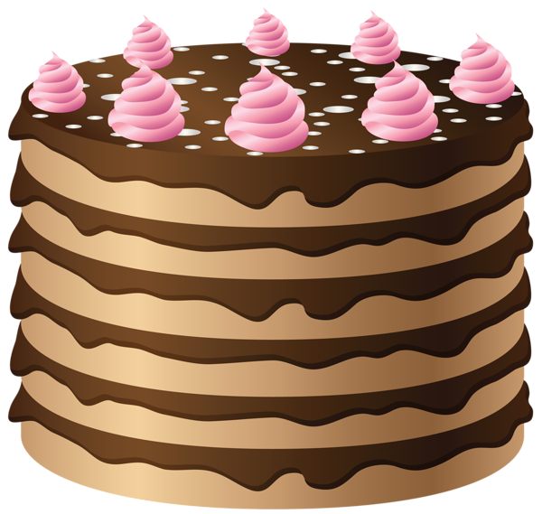 Download PNG image - Dark Chocolate Cake PNG File 