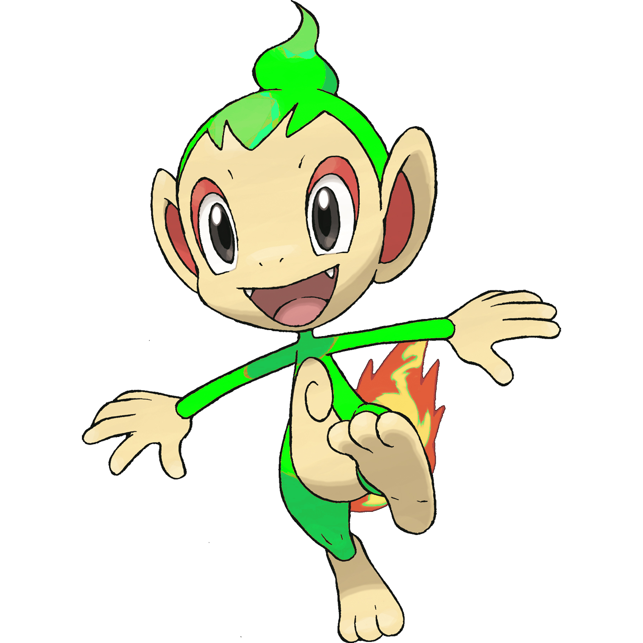 Download PNG image - Grookey Pokemon PNG Isolated Pic 