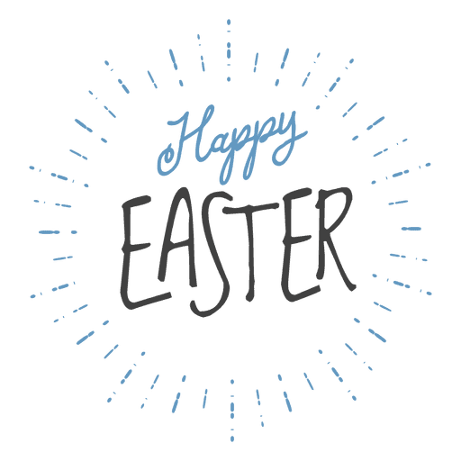 Download PNG image - Happy Easter Logo PNG Picture 