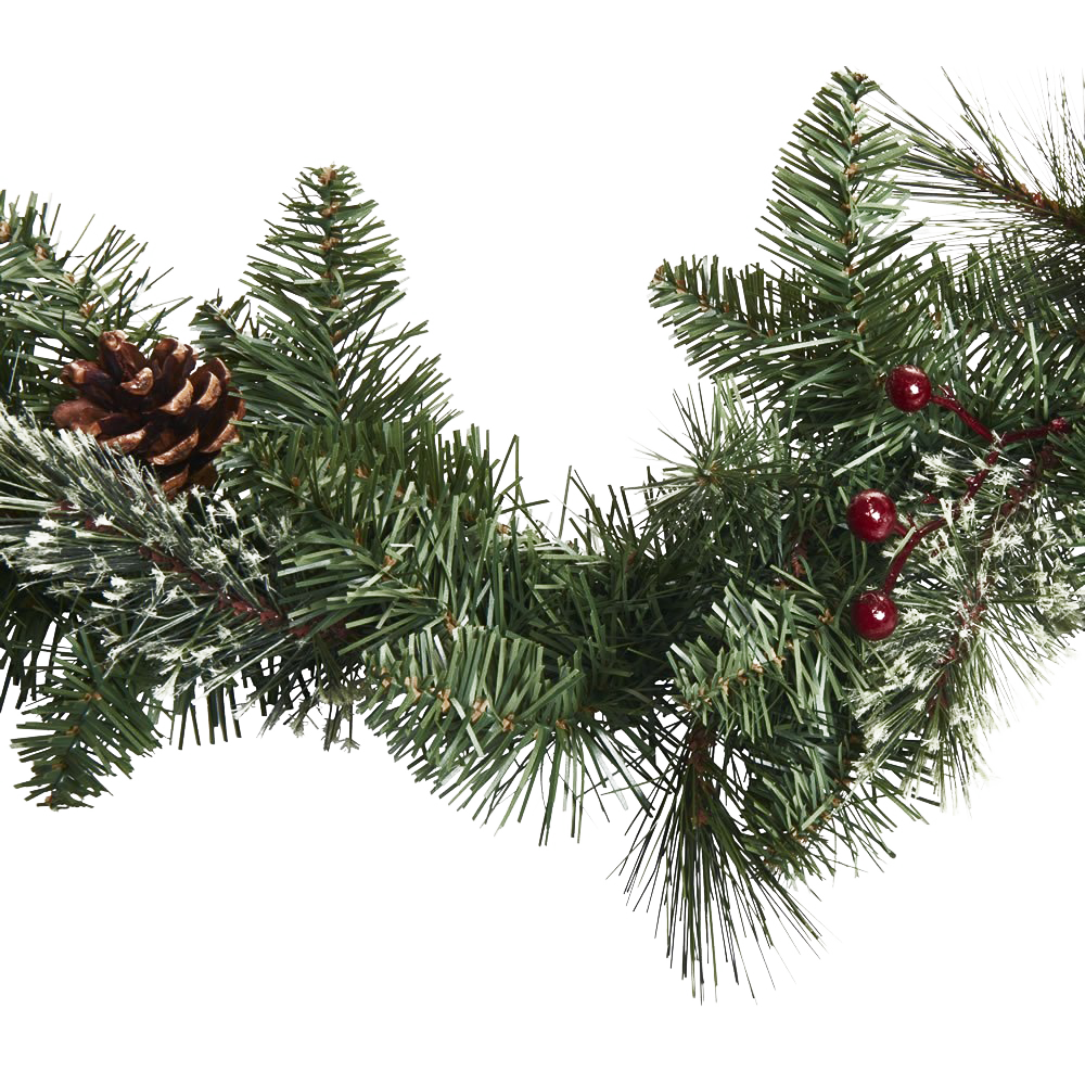 Download PNG image - Outdoor Christmas Garland PNG Photos 