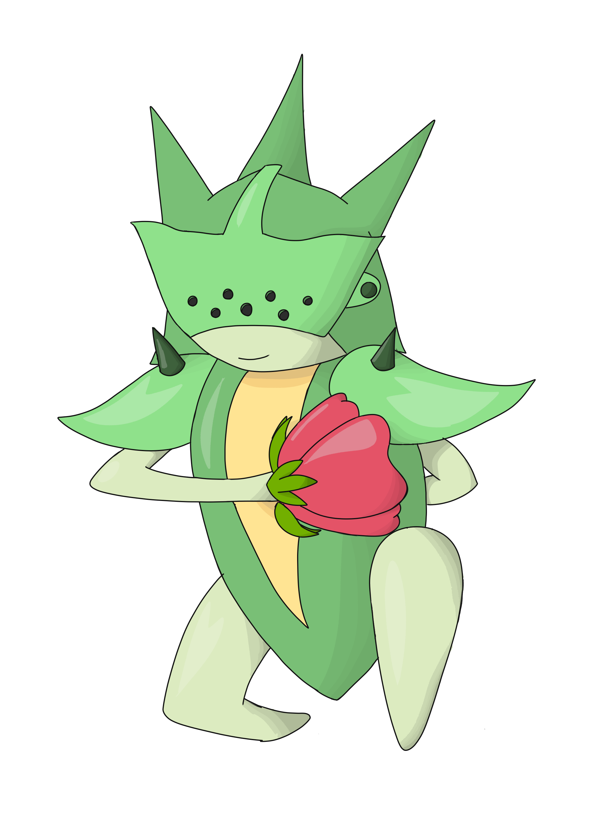 Download PNG image - Roselia Pokemon PNG HD Isolated 