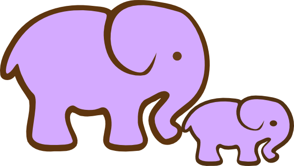 Download PNG image - Vector Elephant PNG Pic 