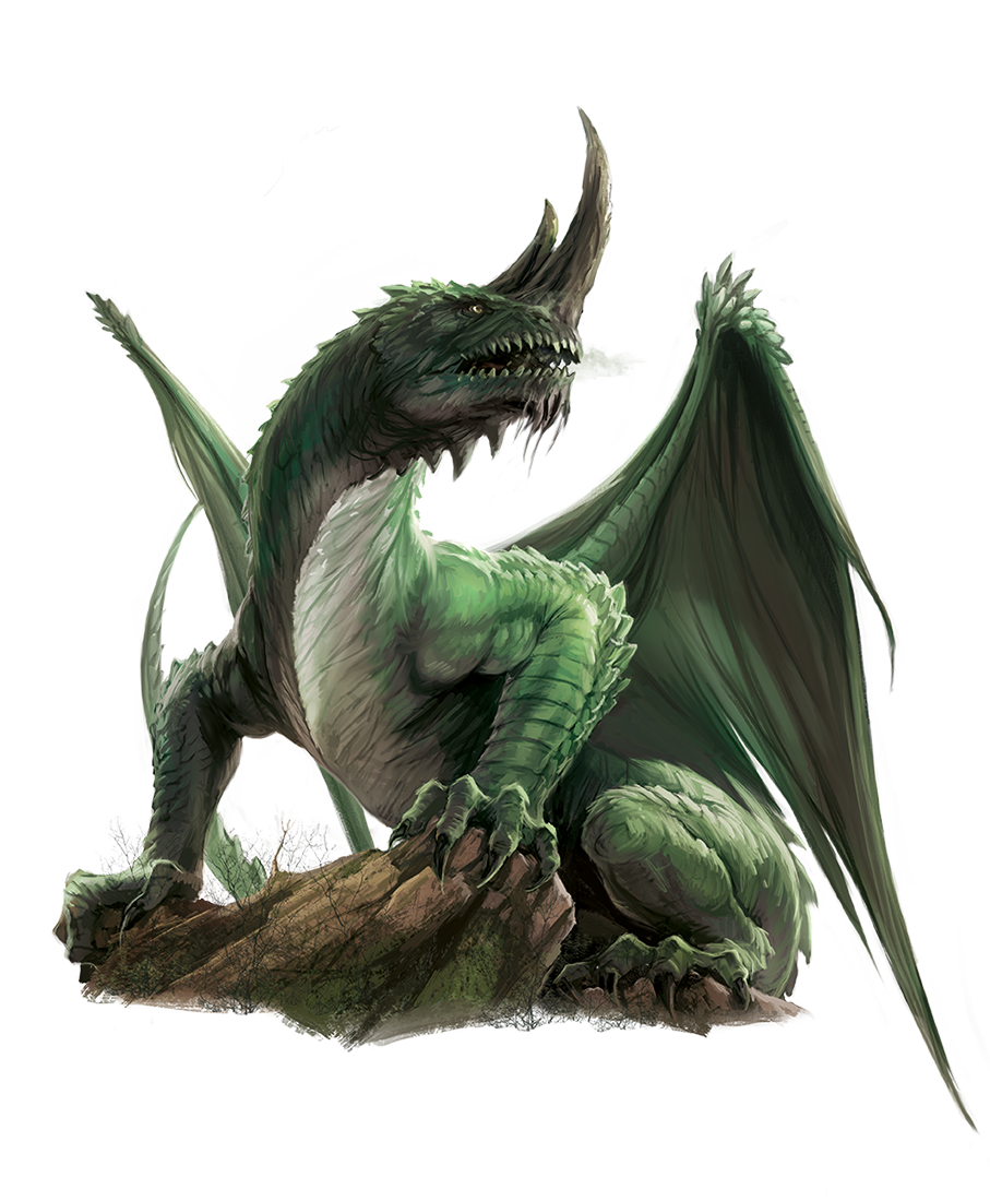 Download PNG image - Ancient Green Dragon PNG Pic 