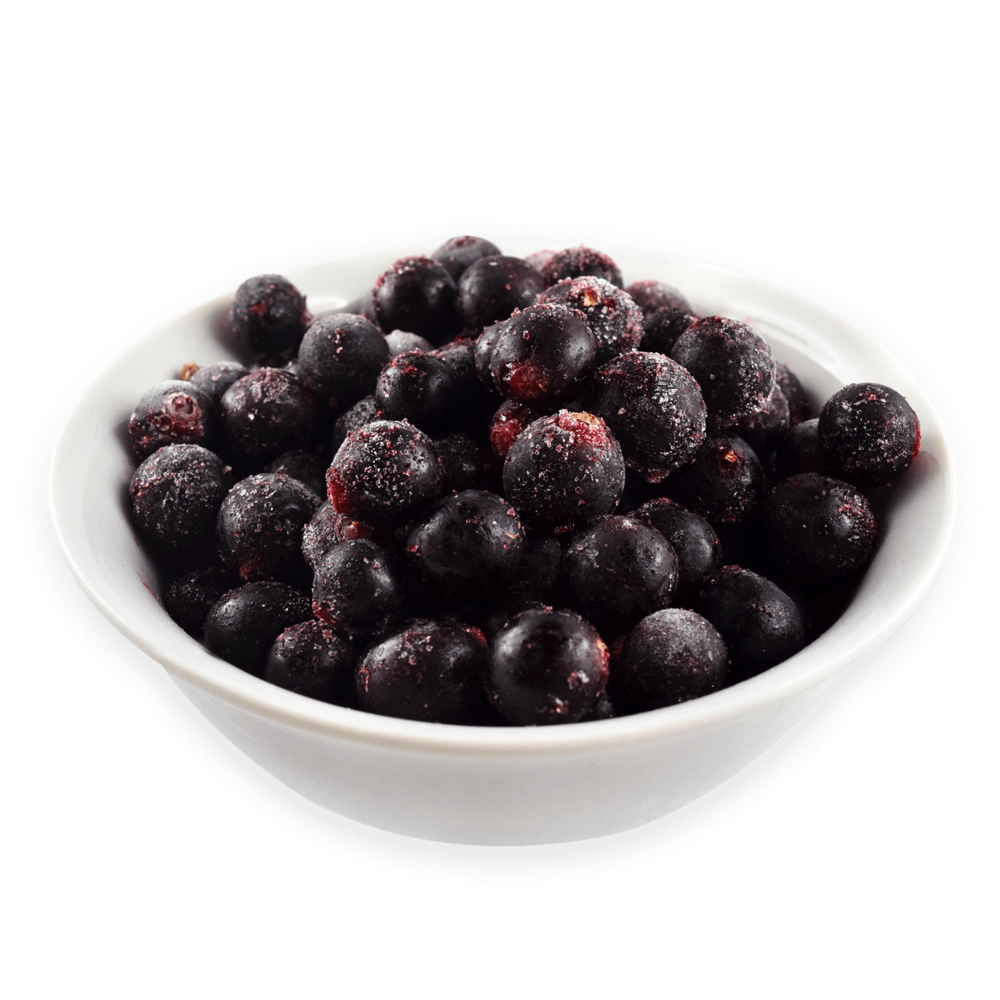 Download PNG image - Black Currant Berries Bowl PNG 