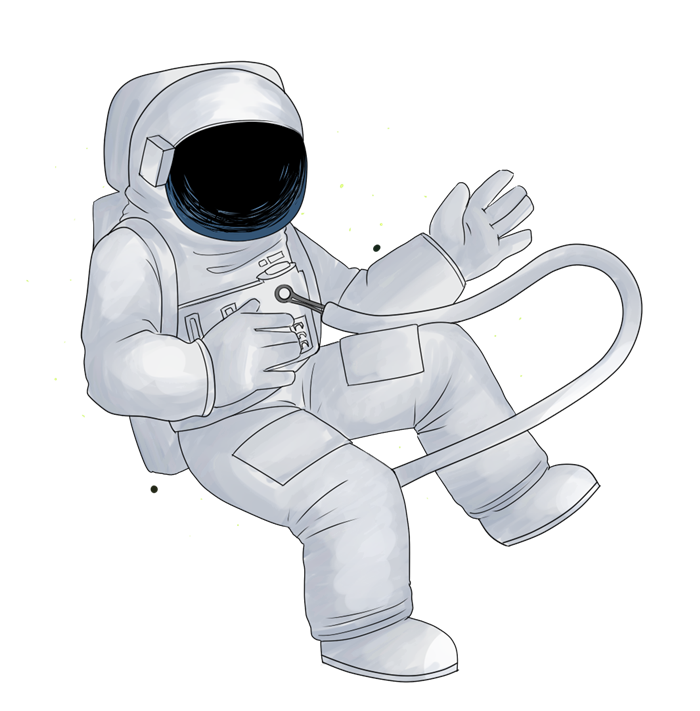 Download PNG image - Floating Astronaut PNG Free Download 