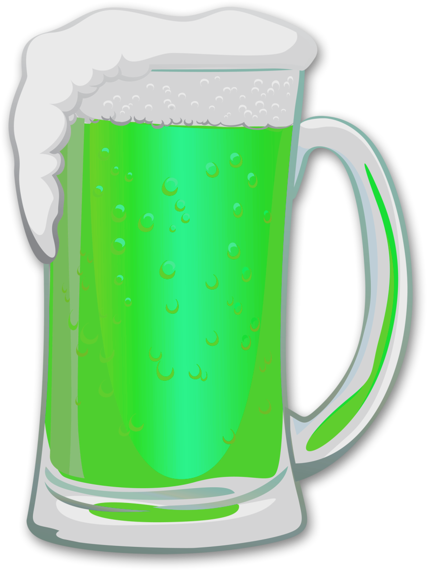 Download PNG image - Green Beer Vector PNG 