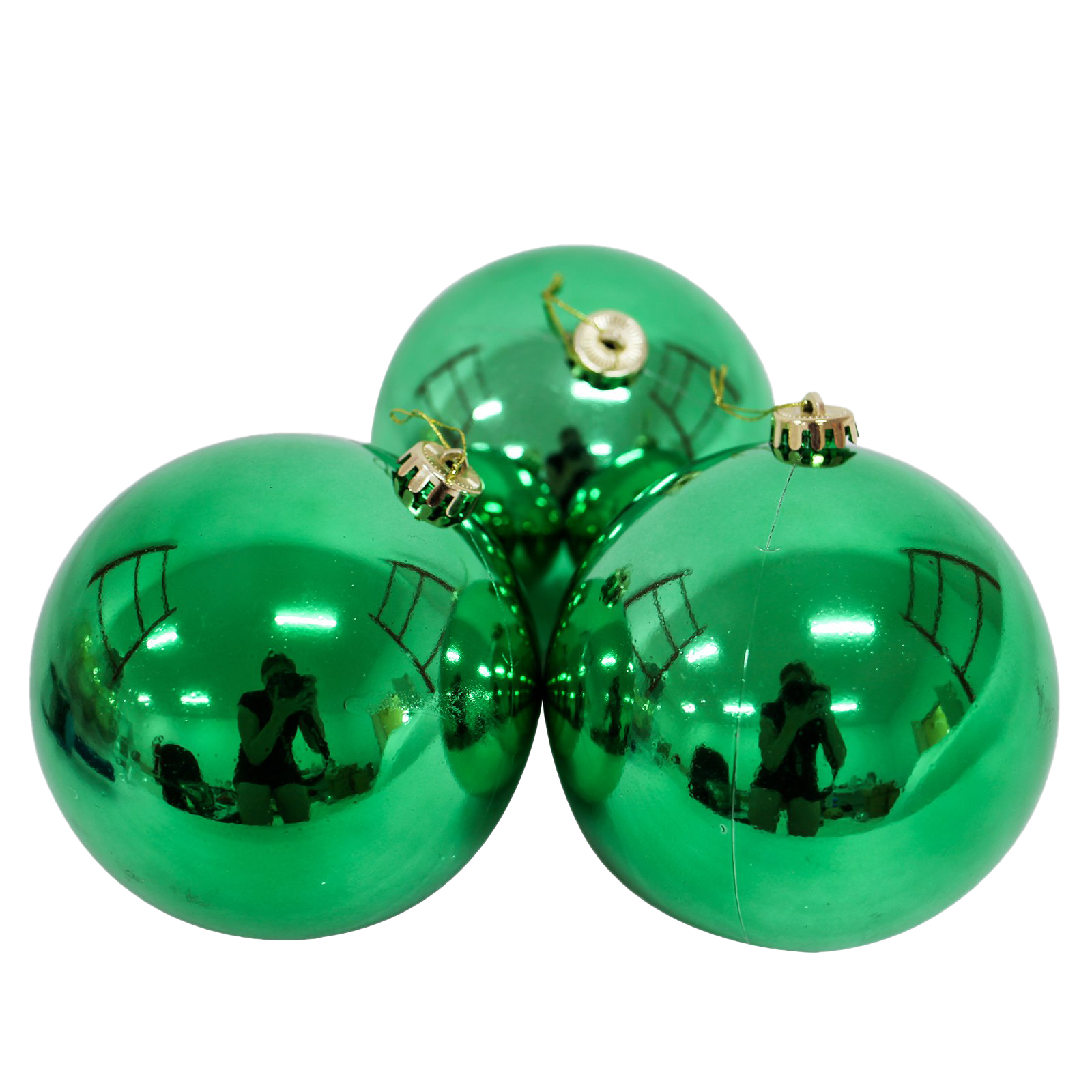 Download PNG image - Green Christmas Ball PNG Transparent Image 
