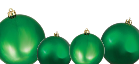 Download PNG image - Green Christmas Ball Transparent PNG 
