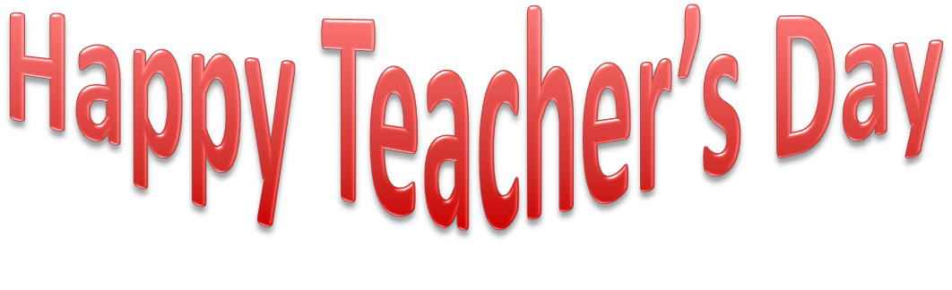 Download PNG image - Happy Teachers Day Transparent Background 