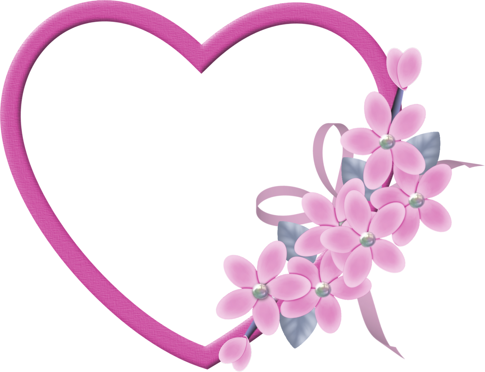 Download PNG image - Love Vector Flower Heart PNG Image 
