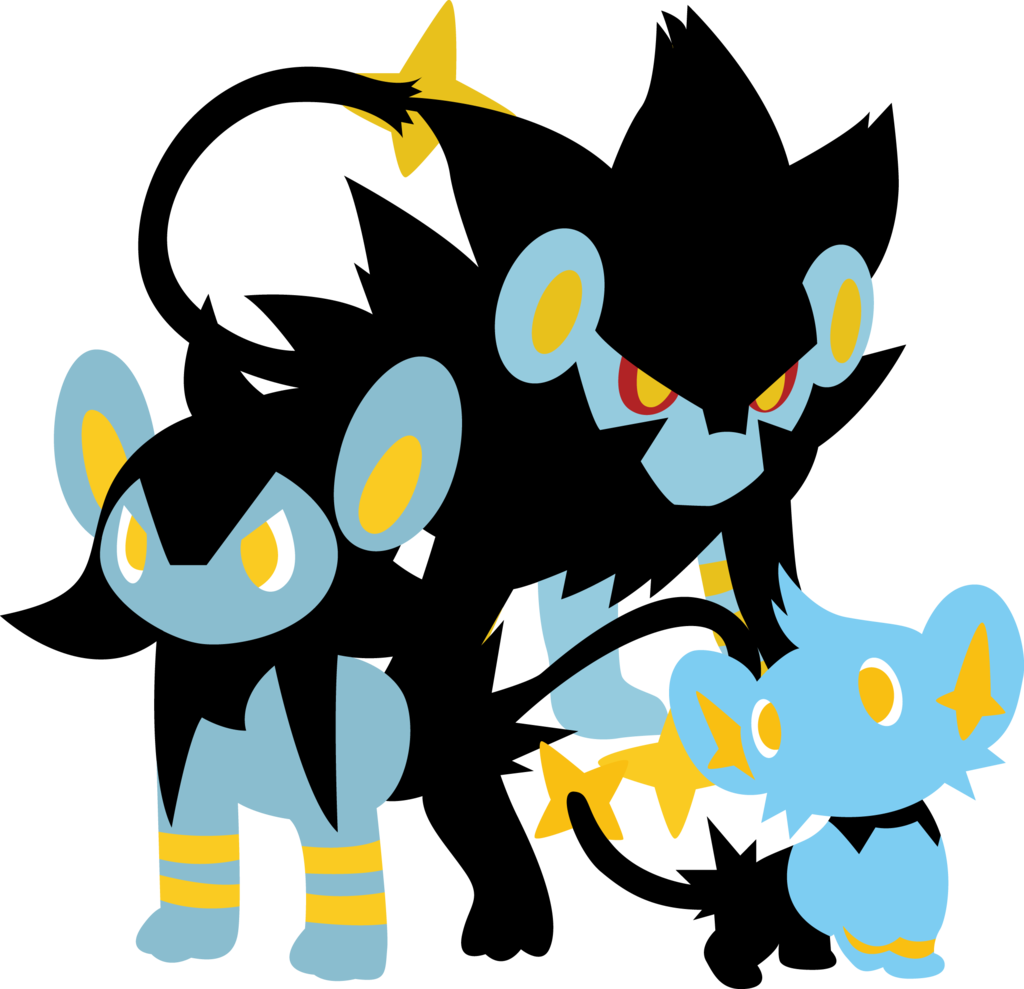 Download PNG image - Luxray Pokemon PNG Clipart 