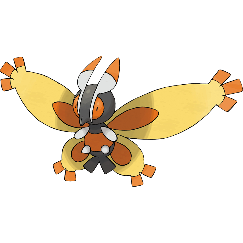 Download PNG image - Mothim Pokemon PNG Isolated Pic 