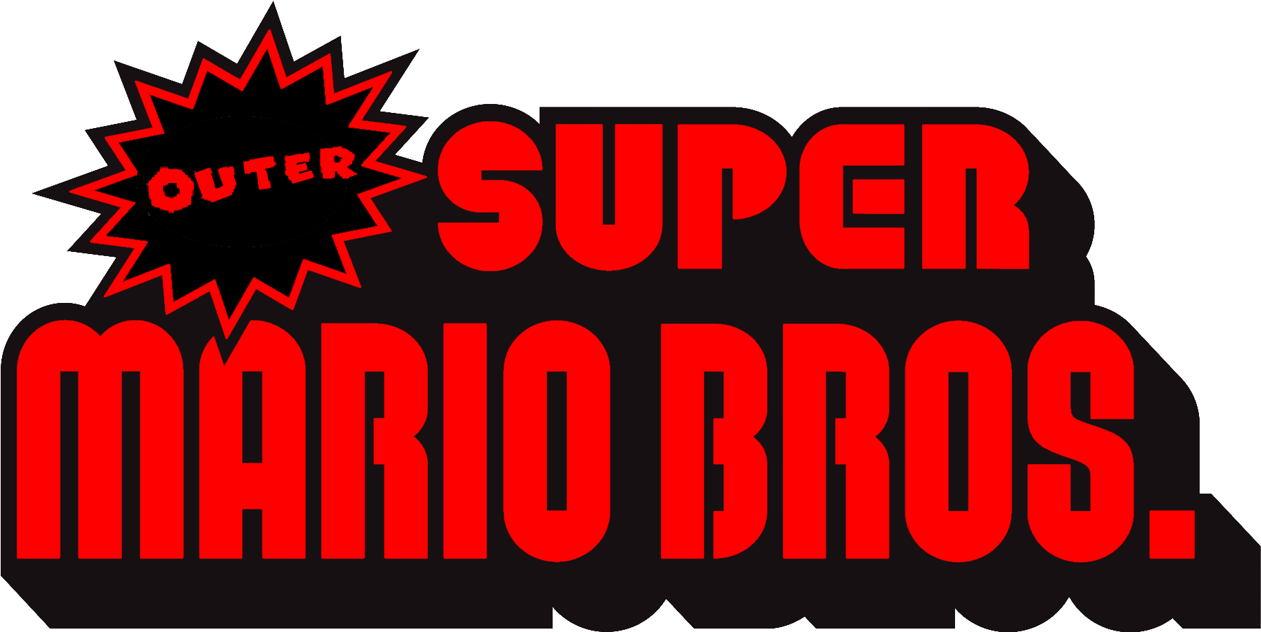 Download PNG image - Super Mario Bros. Logo PNG Isolated Pic 