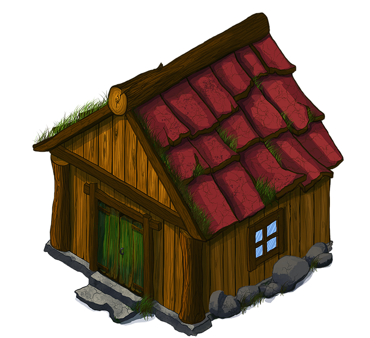 Download PNG image - Wooden House PNG File 