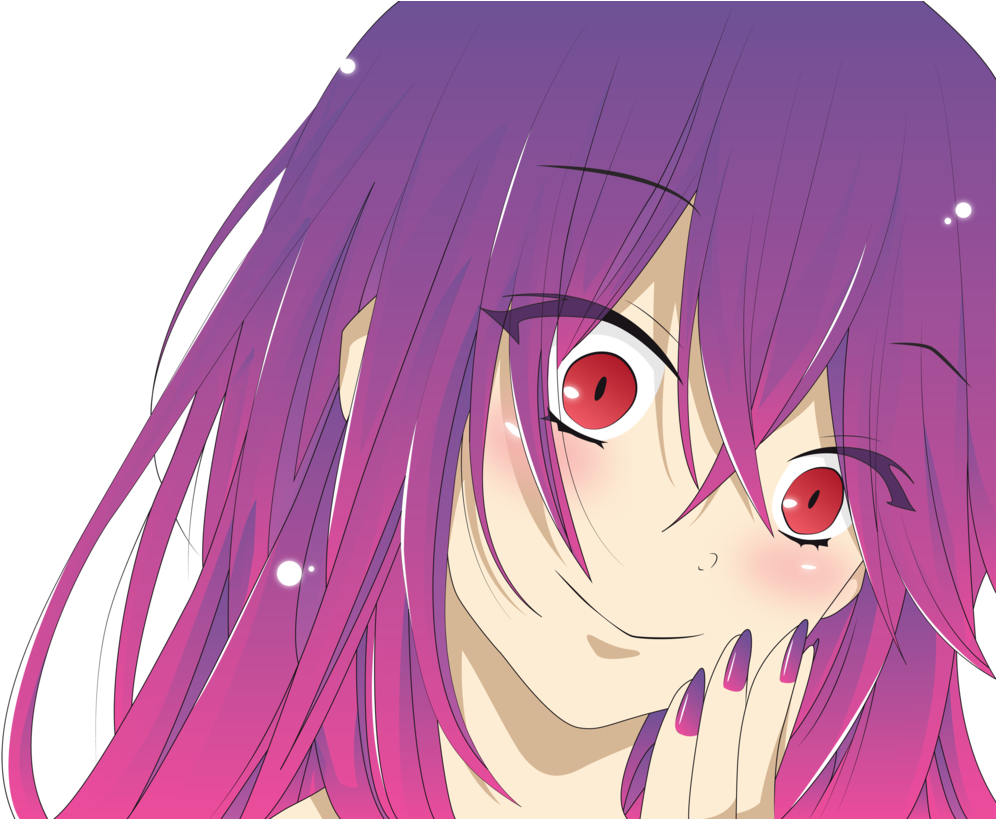 Download PNG image - Anime Purple PNG Isolated Pic 