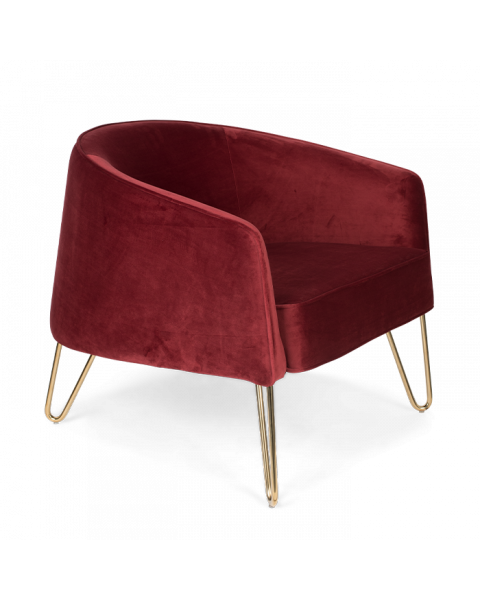 Download PNG image - Armchair Red Royal PNG File 