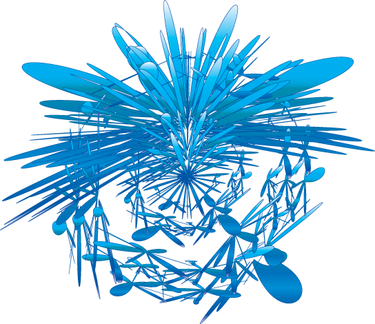 Download PNG image - Blue Abstract PNG Photo 