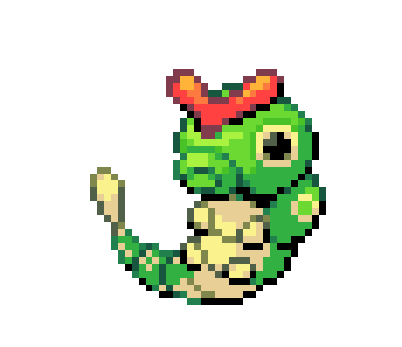 Download PNG image - Caterpie Pokemon PNG Transparent Image 