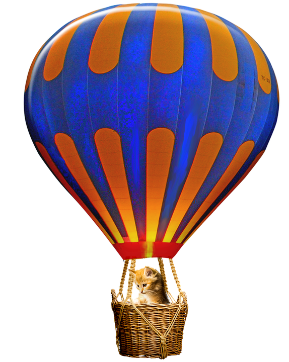 Download PNG image - Colorful Air Balloon PNG Transparent 