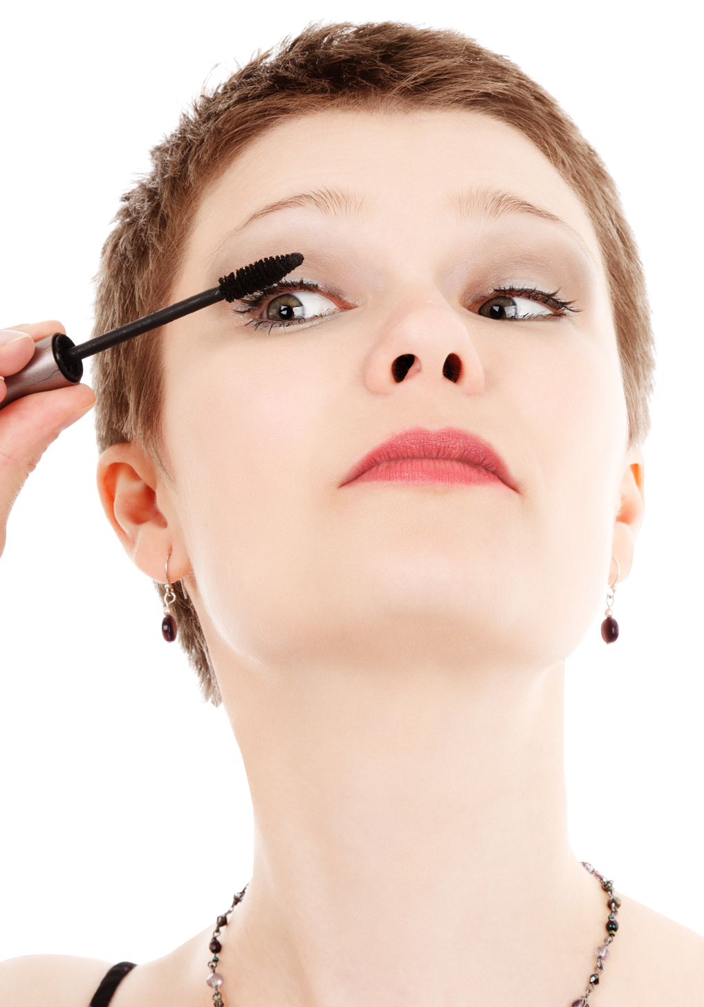 Download PNG image - Girl Doing Makeup PNG Transparent Image 