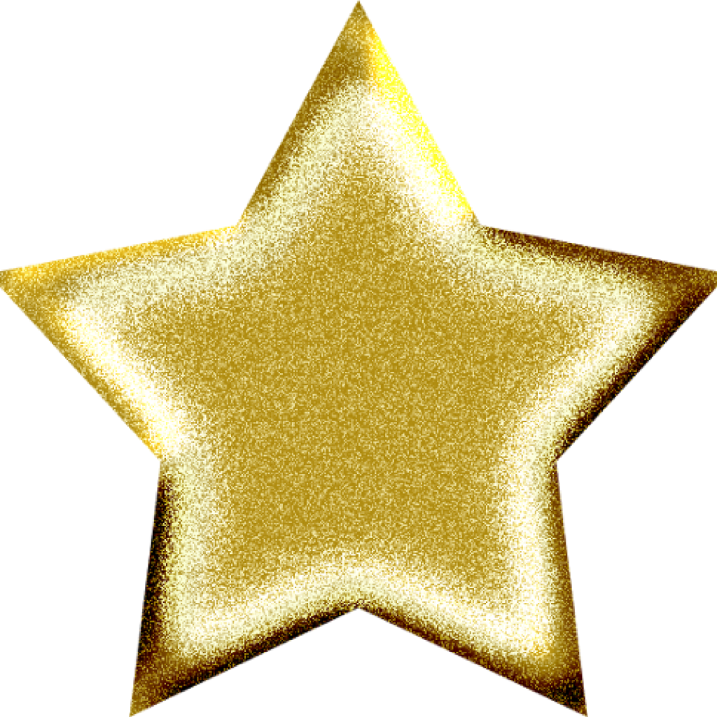 Download PNG image - Glitter Gold Star PNG Photos 