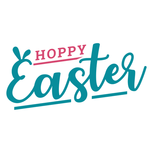 Download PNG image - Happy Easter Logo Word Transparent Background 