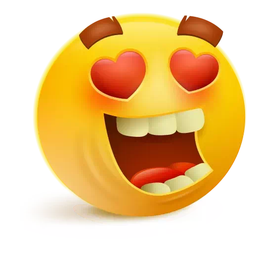 Download PNG image - Heart Eyes Emoji PNG Free Download 