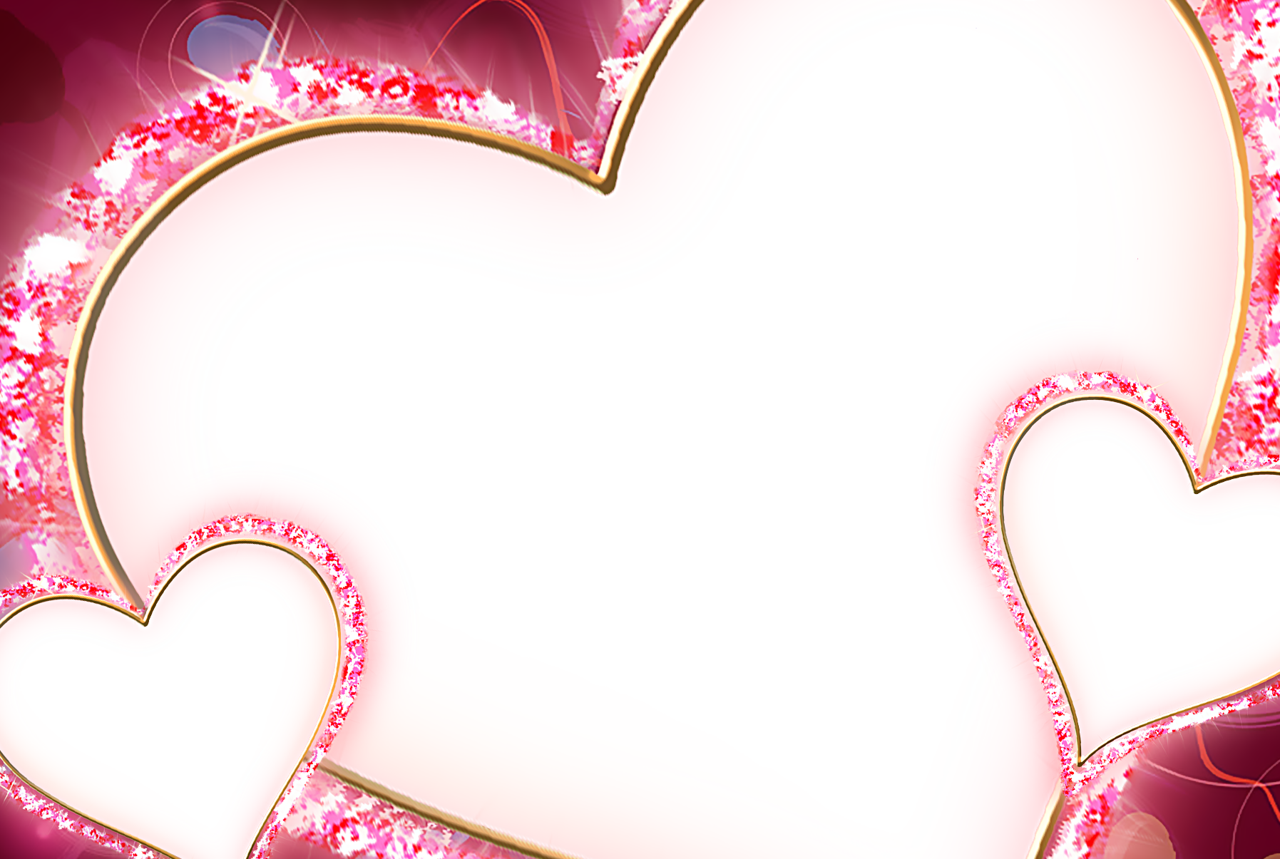Download PNG image - Heart Love Frame PNG Clipart 
