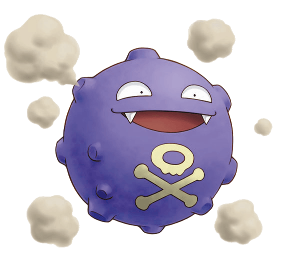 Download PNG image - Koffing Pokemon PNG Isolated Picture 