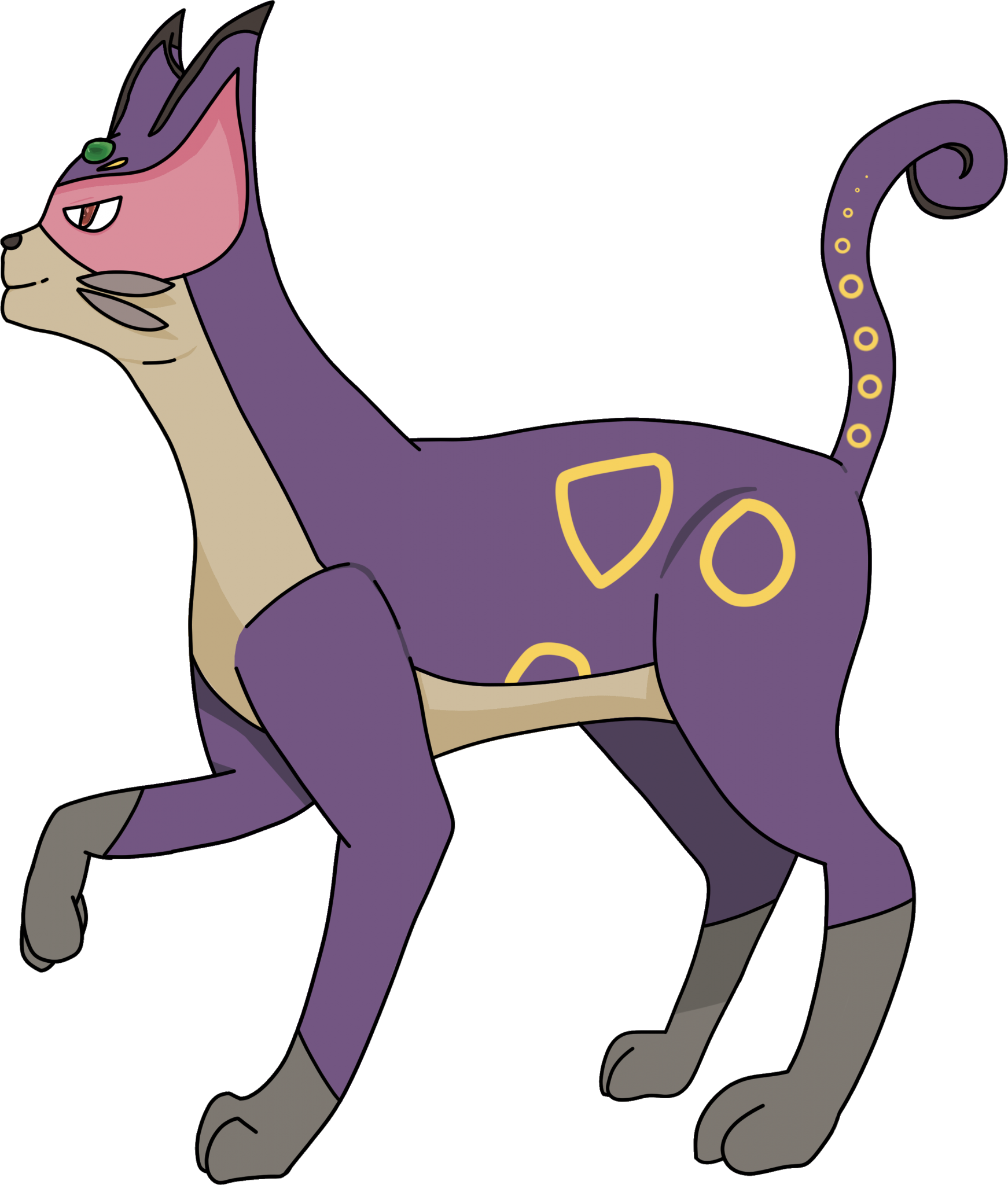 Download PNG image - Liepard Pokemon PNG Isolated Picture 