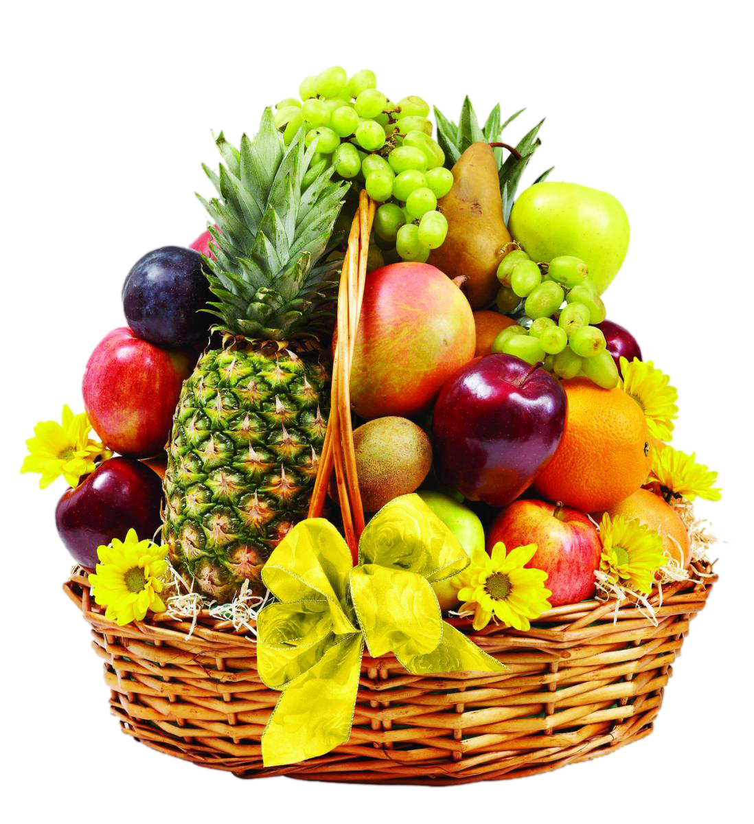 Download PNG image - Mix Fruits Basket PNG Photos 