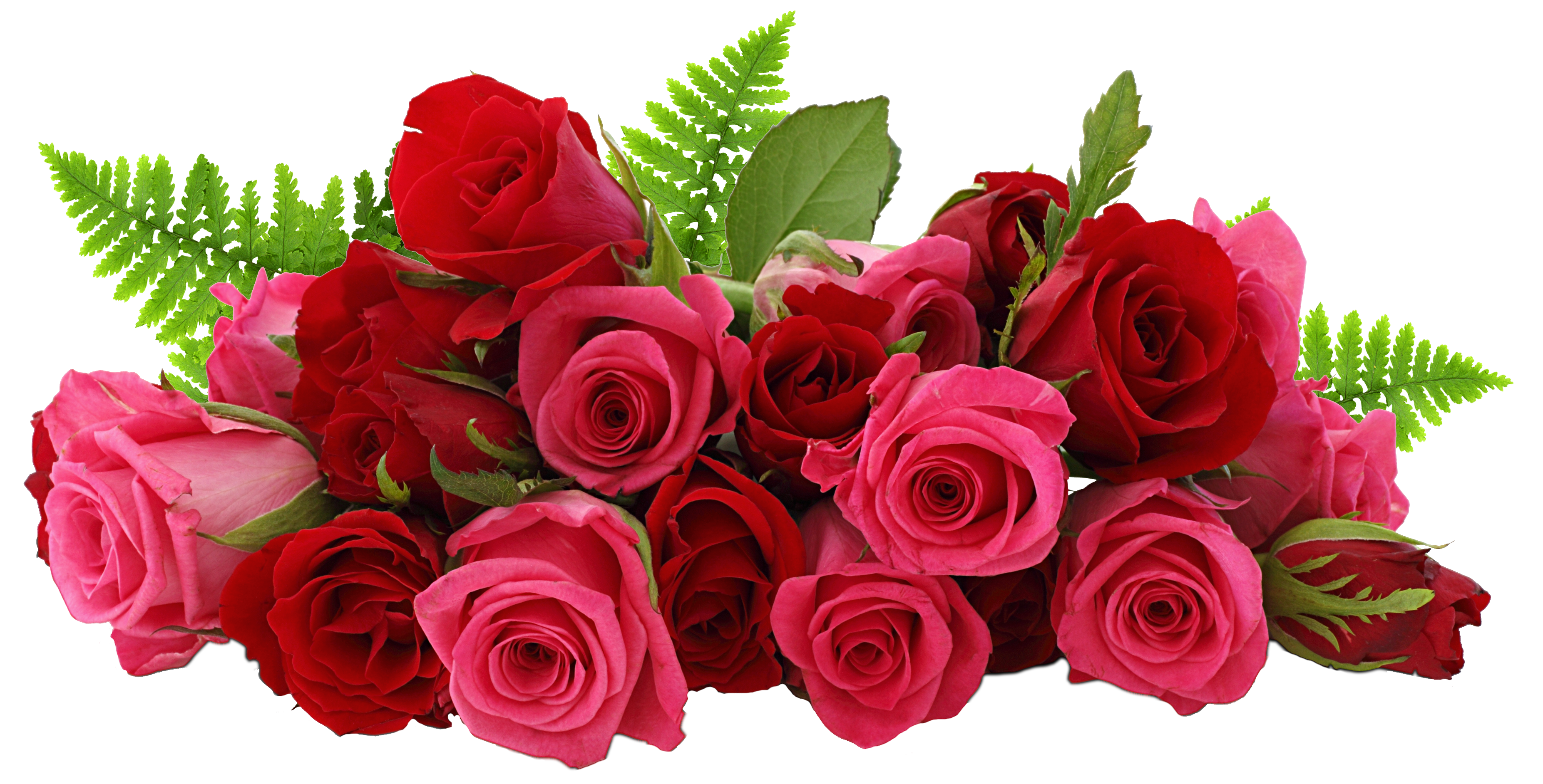 Download PNG image - Rose Flower Bouquet Transparent PNG 