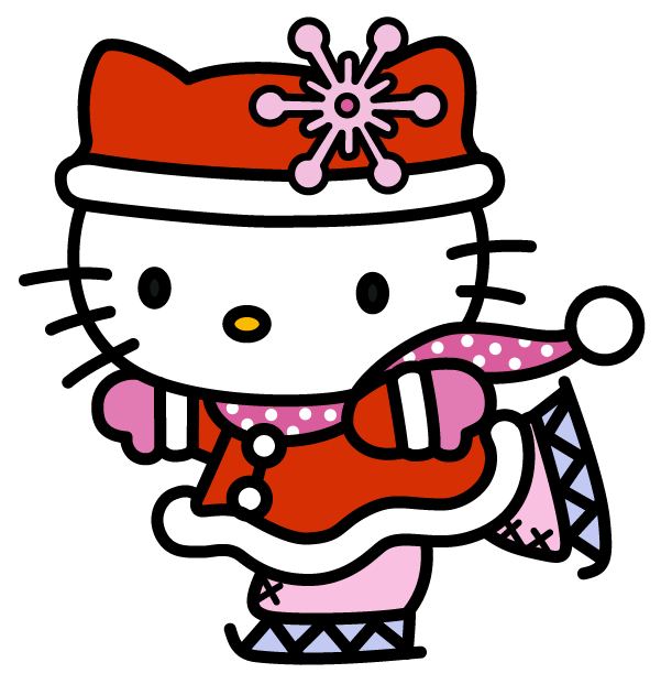 Download PNG image - Vector Christmas Kitten PNG HD 