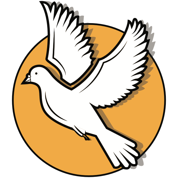 Download PNG image - Vector Peace Pigeon PNG Pic 