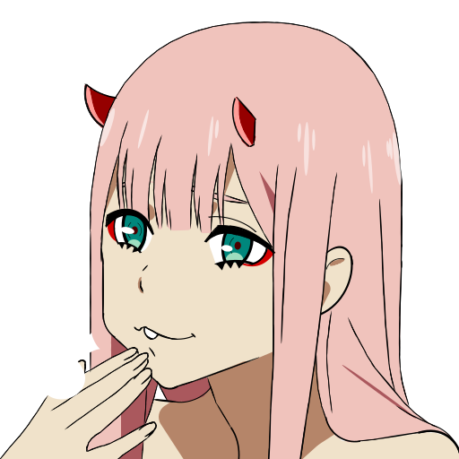 Download PNG image - Anime Girl Zero Two PNG Clipart 