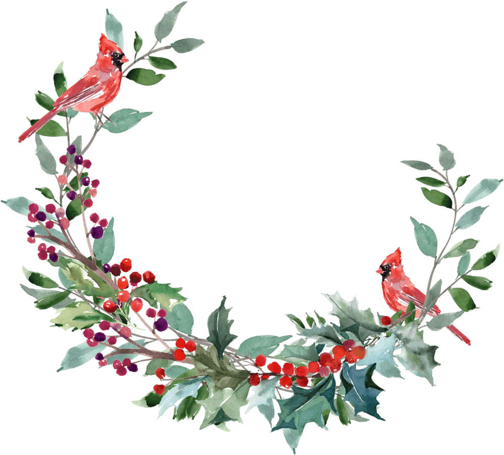Download PNG image - Christmas Wreath Transparent Background 