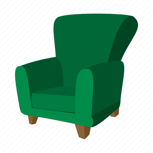 Download PNG image - Comfy Green Armchair PNG Pic 