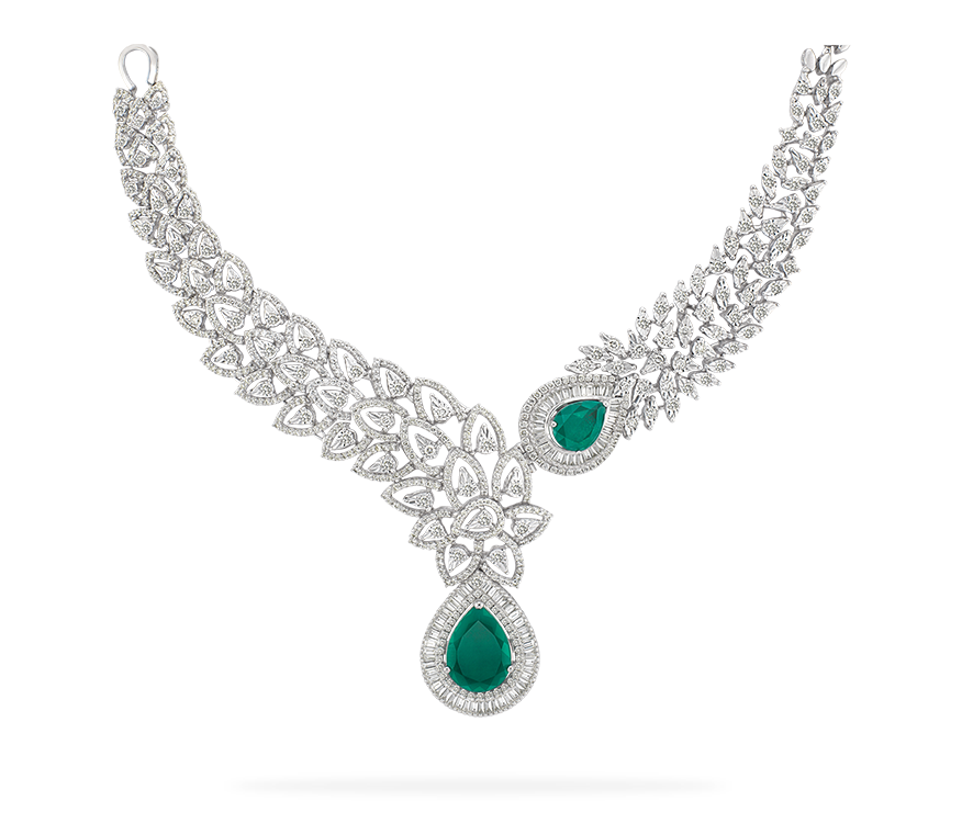 Download PNG image - Diamond Necklace PNG File 