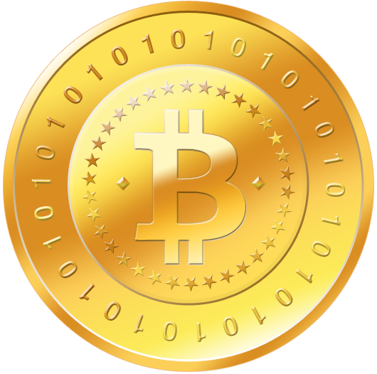 Download PNG image - Golden Bitcoin Transparent PNG 