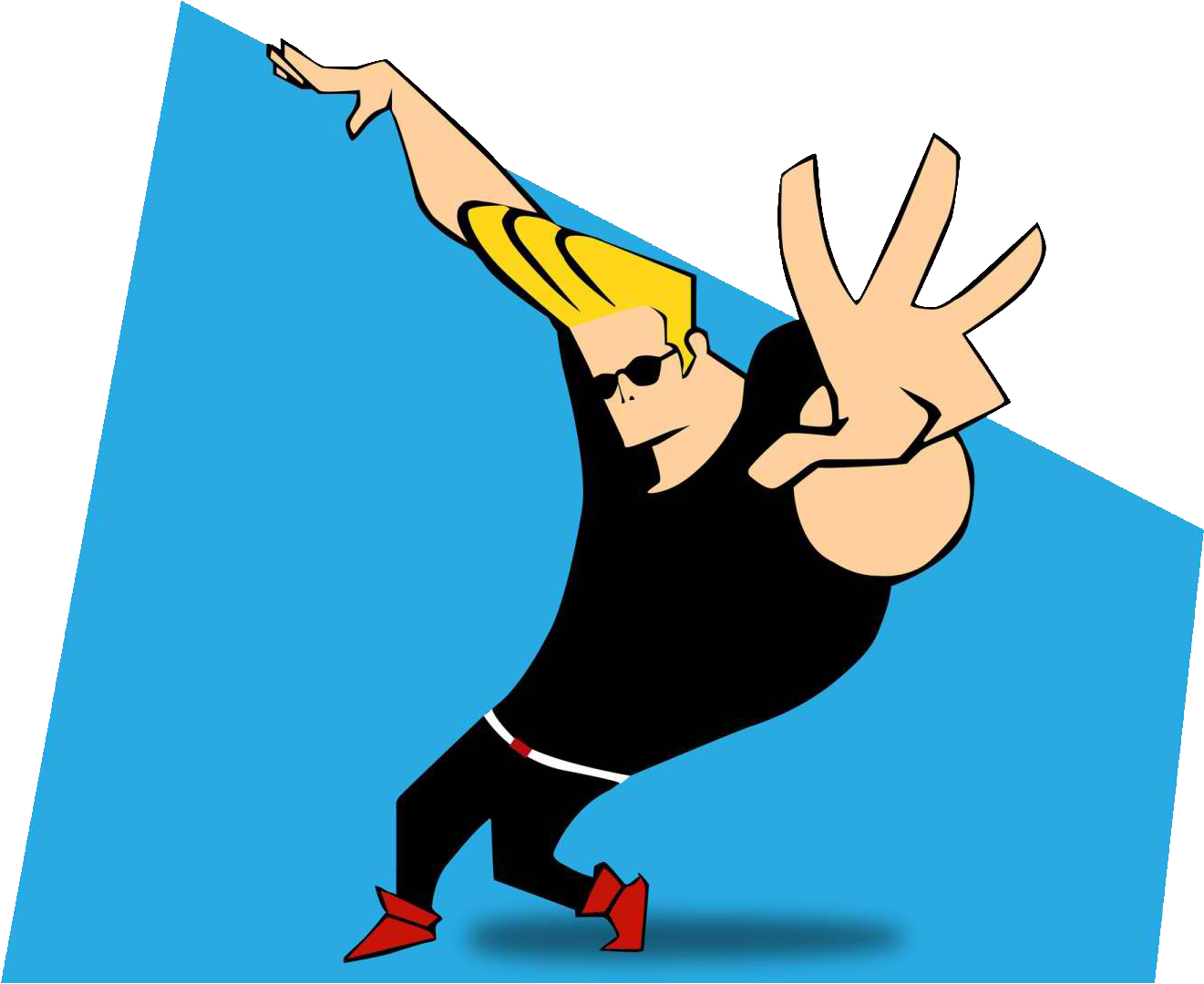 Download PNG image - Johnny Bravo PNG Isolated Image 