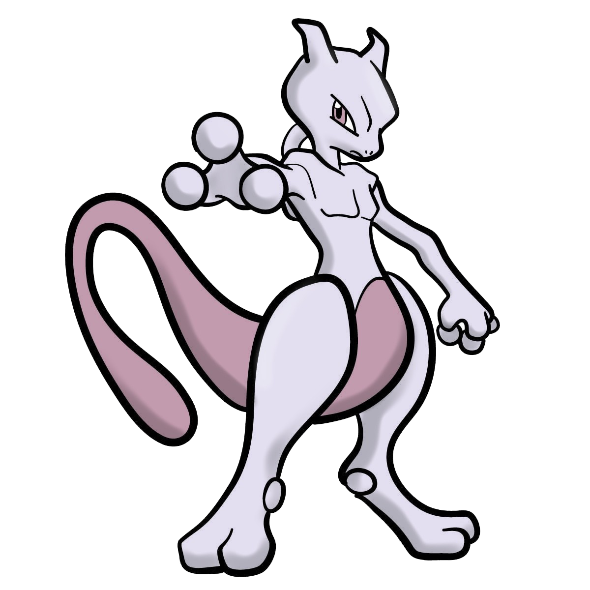 Download PNG image - Mewtwo Pokemon PNG Image Background 