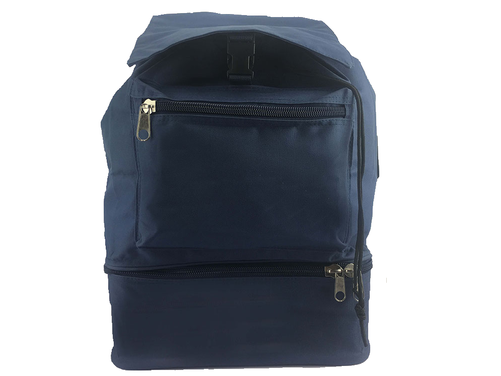 Download PNG image - Navy Waterproof Sports Backpack PNG 