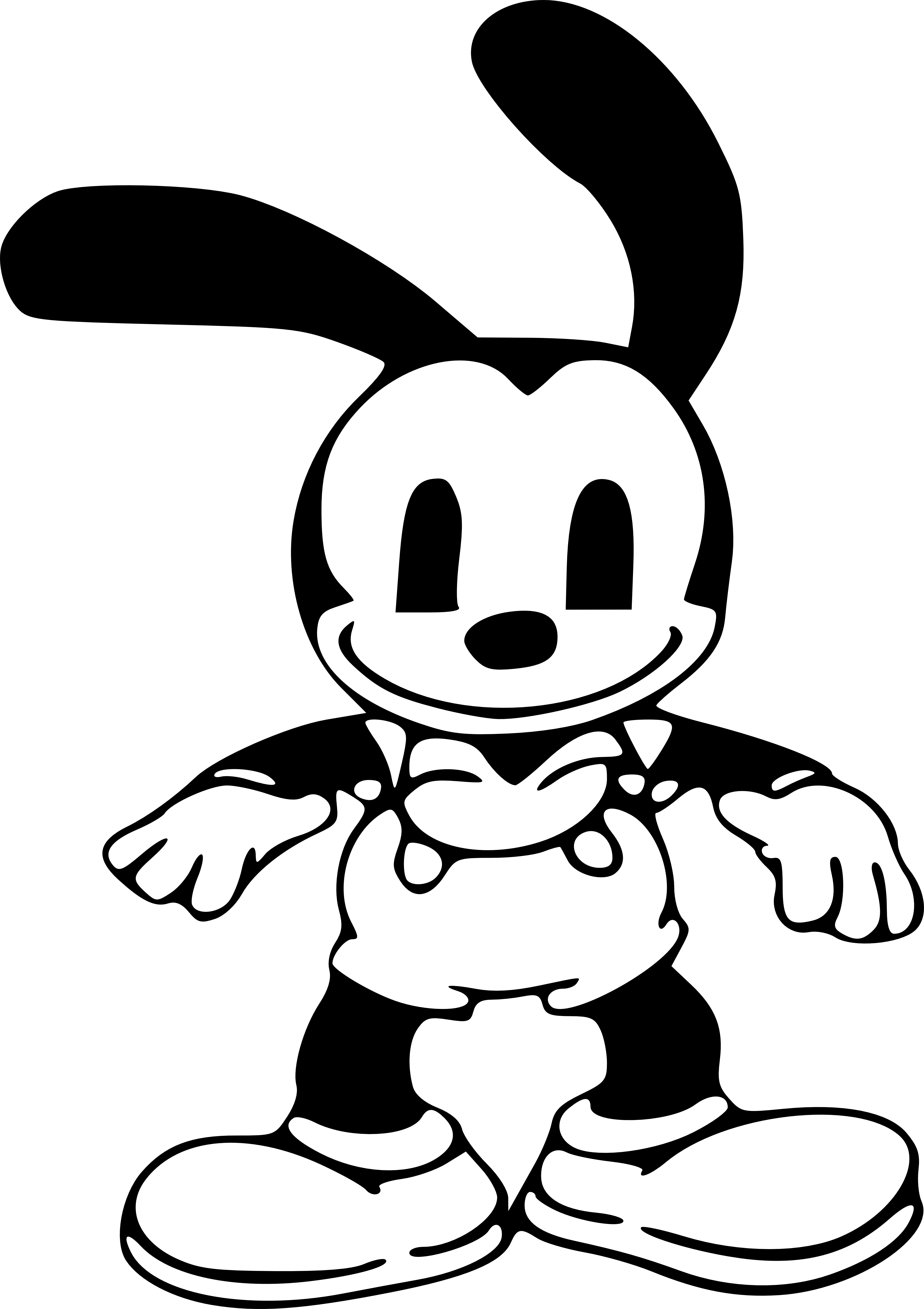 Download PNG image - Oswald The Lucky Rabbit PNG Transparent Image 