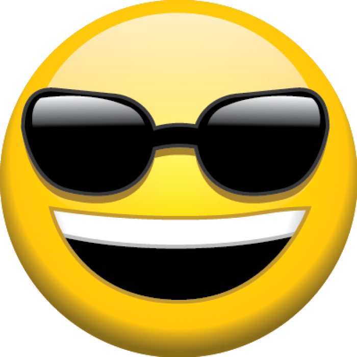 Download PNG image - Sunglasses Emoji Transparent Background 