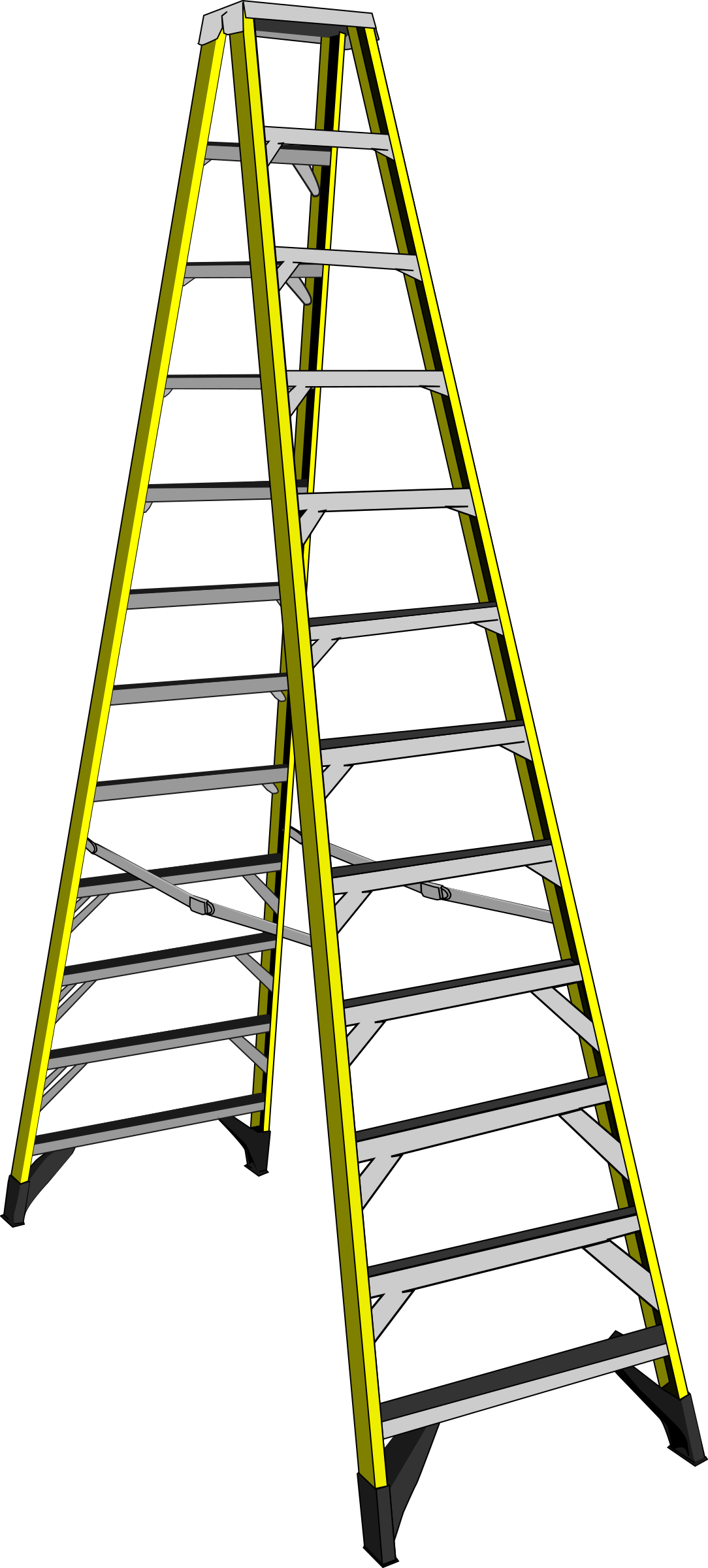 Download PNG image - Vector Step Ladder PNG Image 