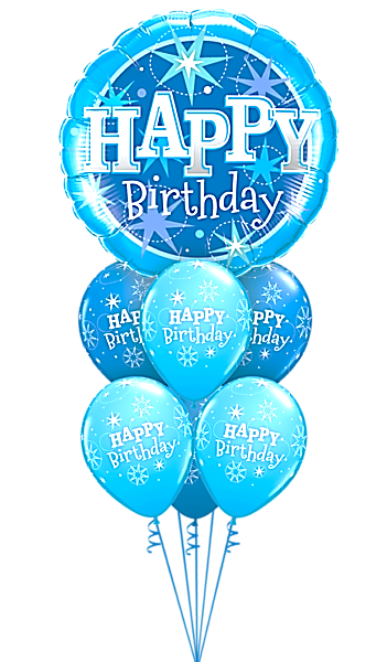 Download PNG image - Blue Balloons PNG Isolated Photo 