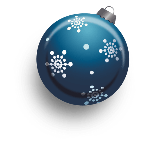 Download PNG image - Blue Christmas Bauble PNG Clipart 