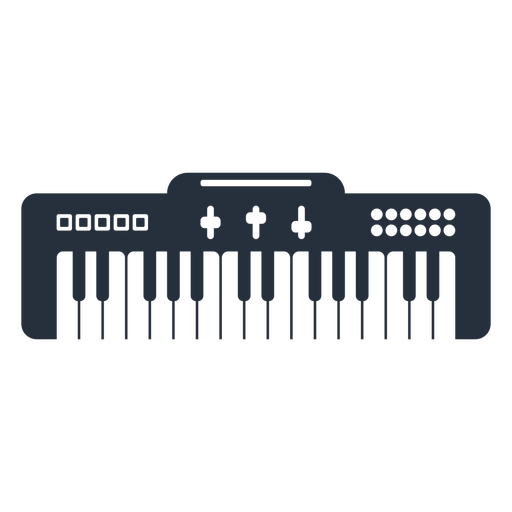 Download PNG image - Digital Music Keyboard PNG Transparent Image 