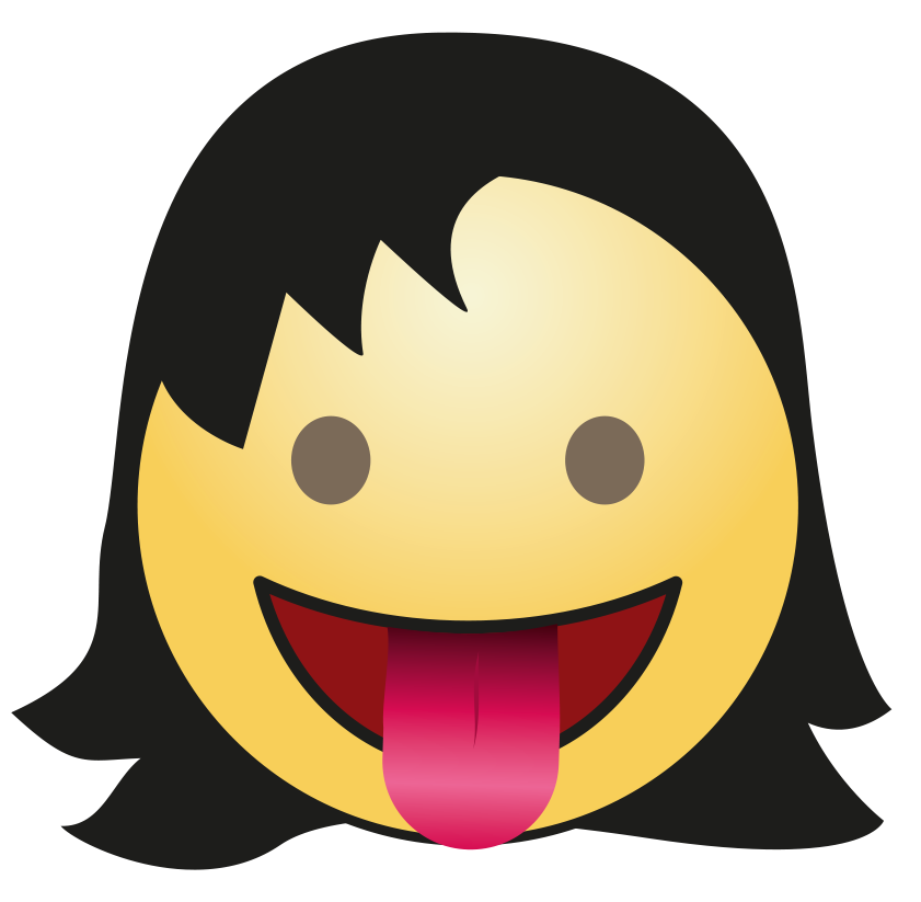 Download PNG image - Hair Girl Emoji PNG Pic 